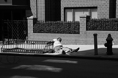 Homeless : Street Life : New York : Personal Photo Projects : Photos : Richard Moore : Photographer